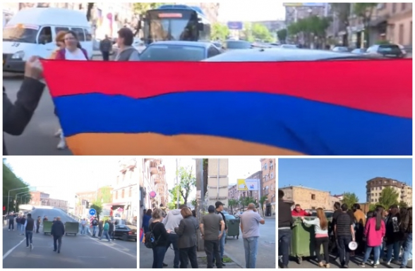Акции неповиновения Движения сопротивления в Ереване (видео)